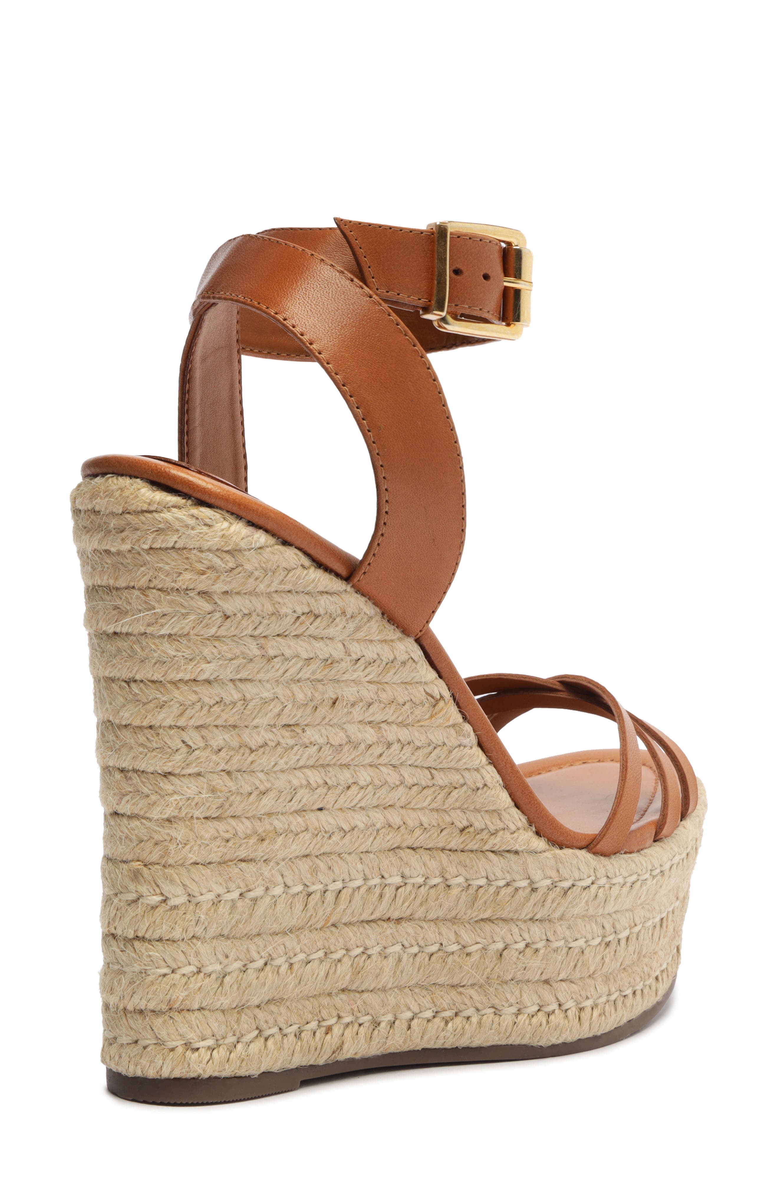 Schutz Alexandra Espadrille Platform Wedge Sandal, Alternate, color, 