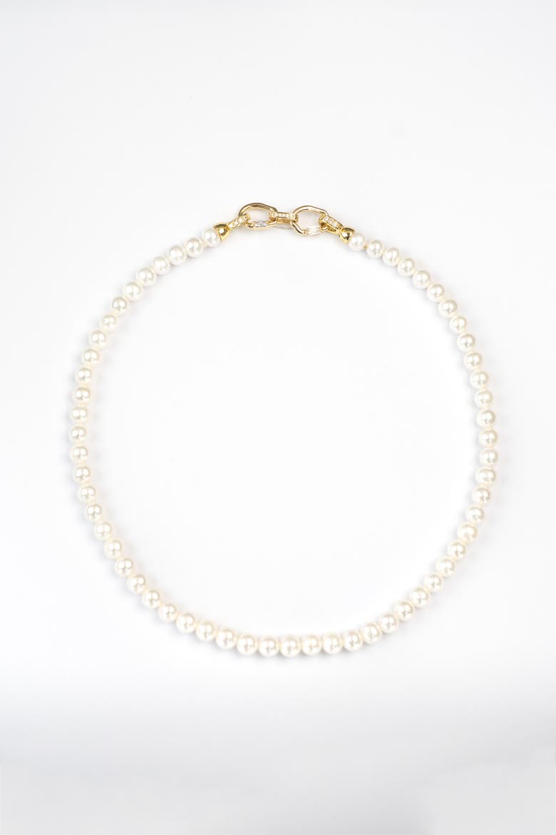 Audrey Ocean Pearl Necklace, Alternate, color, Gold