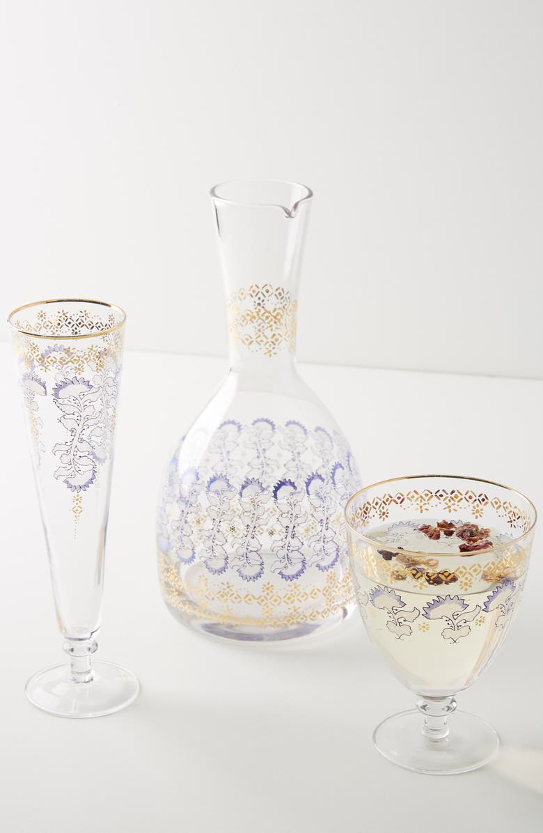 Anthropologie Home Anthropologie Rivka Set of 4 Wine Glasses, Alternate, color, 