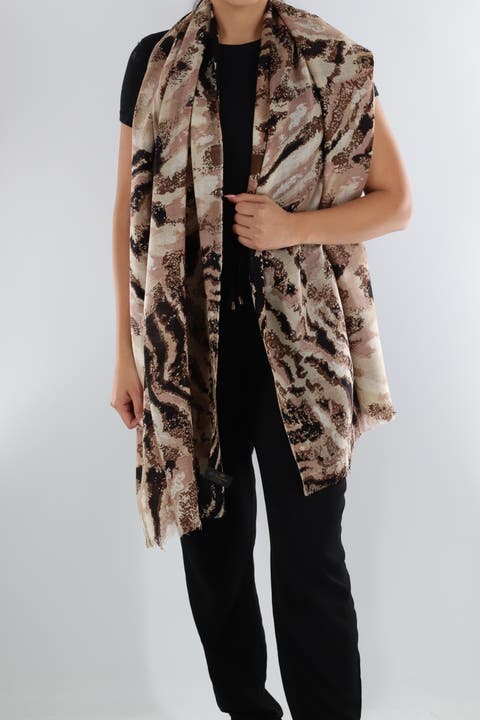 Abstract Print Scarf