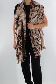 La Fiorentina Abstract Print Scarf