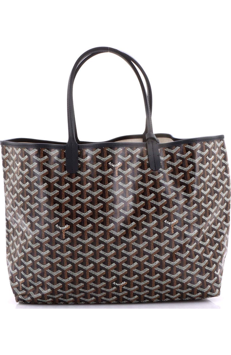 Pre-Owned Goyard Saint Louis Tote Coated Canvas PM, Alternate, color, Black
