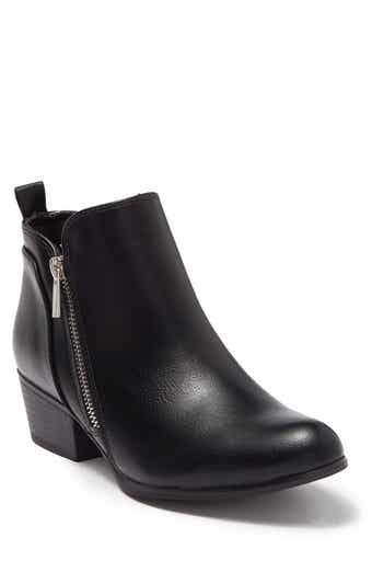 Timber Block Heel Ankle Bootie
