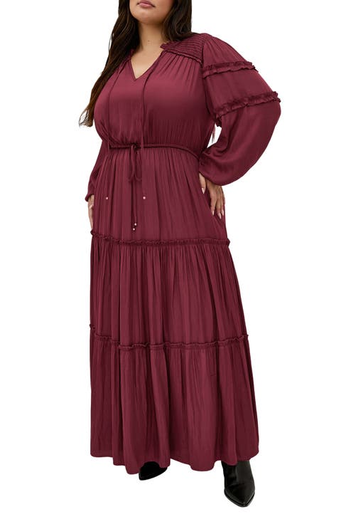 Drama Queen Long Sleeve Maxi Dress