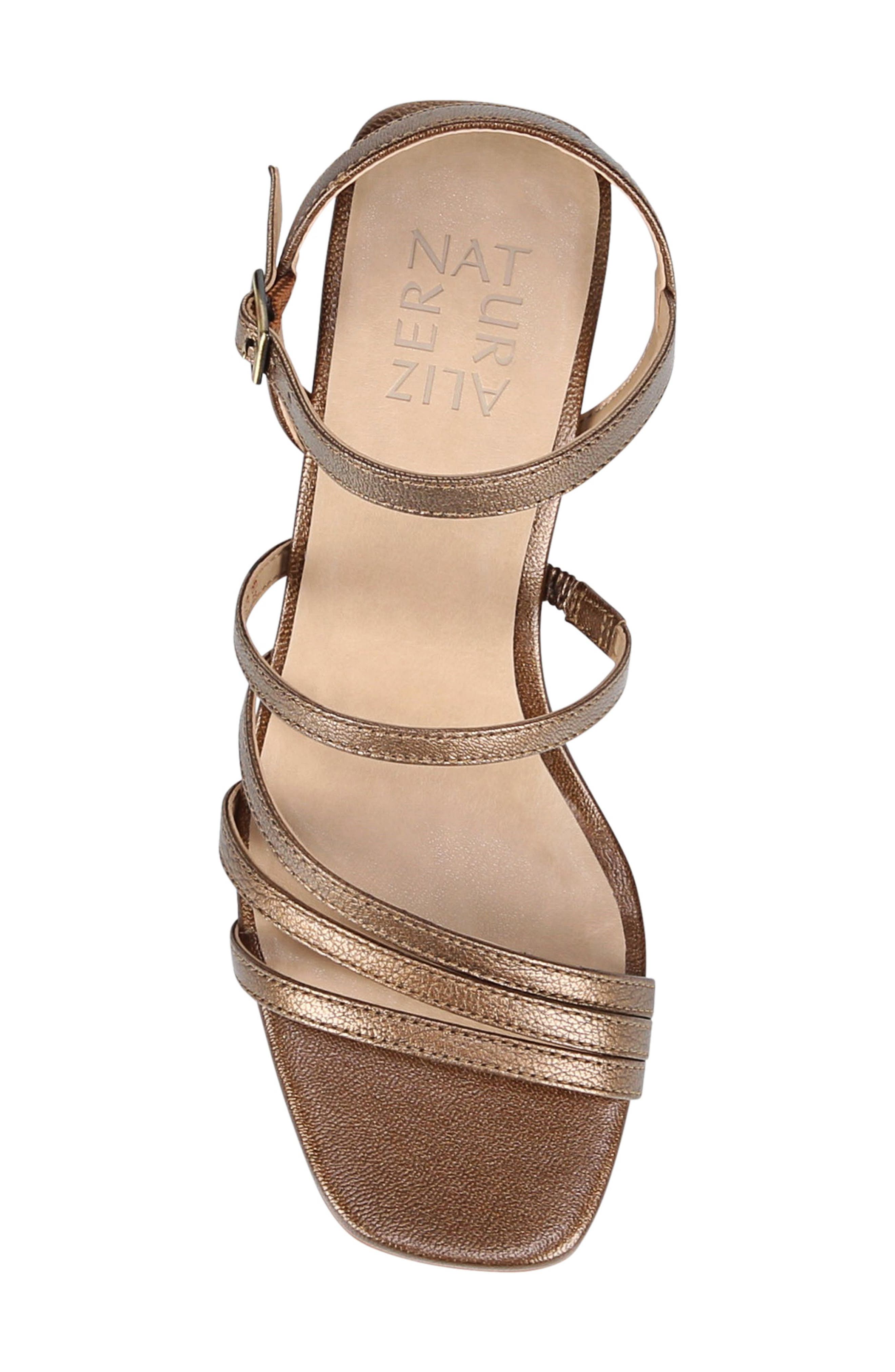 Niko Strappy Sandal, Alternate, color, BRONZE