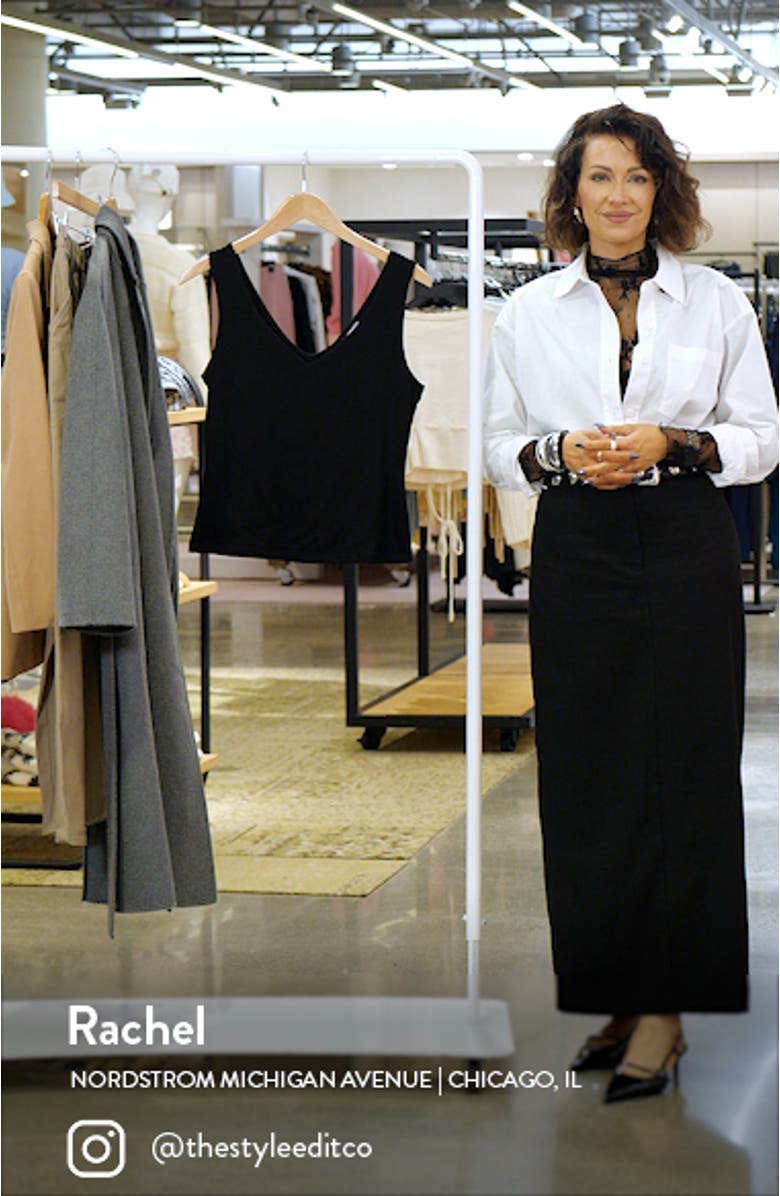 Athena V-Neck Tank Top, sales video thumbnail