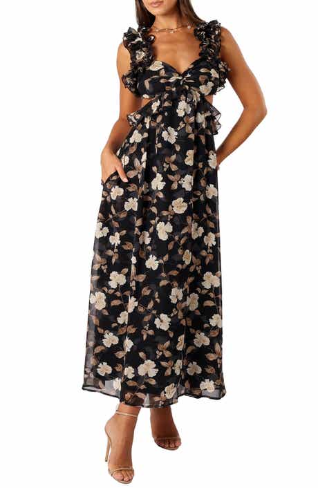 Petal & Pup Lucah Floral Ruffle Maxi Dress