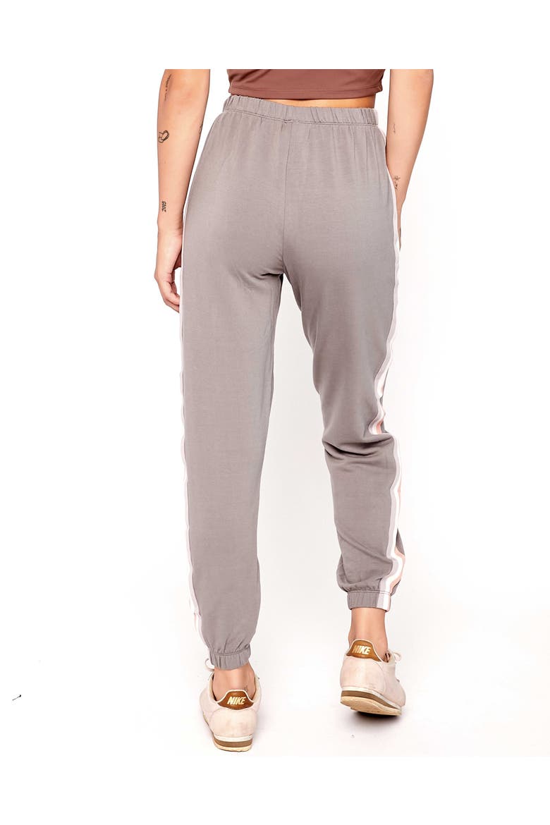 Homebase Fleece Sweatpants, Alternate, color, Sage/Stripe