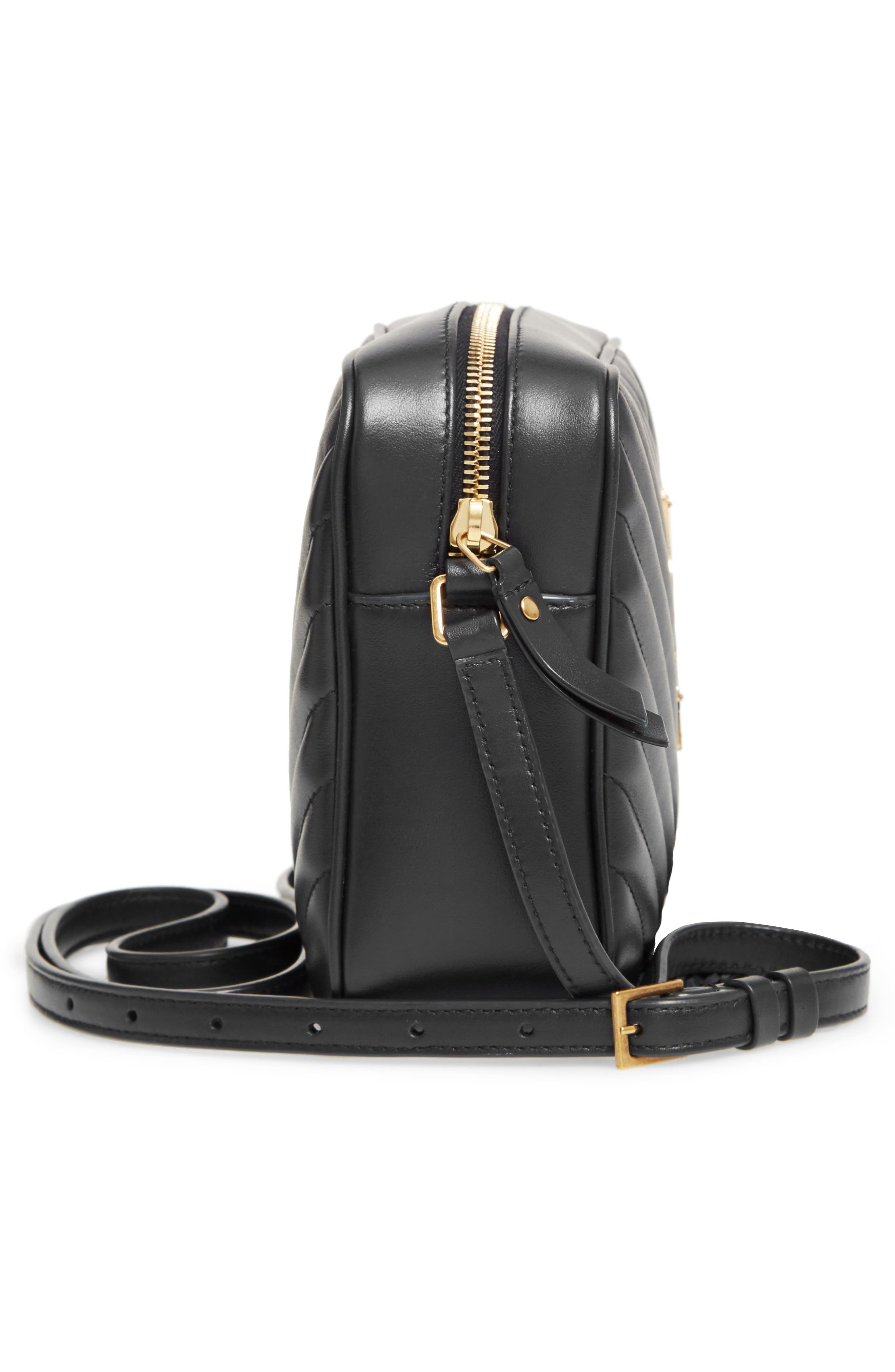 Saint Laurent Lou Matelassé Leather Camera Bag, Alternate, color, 