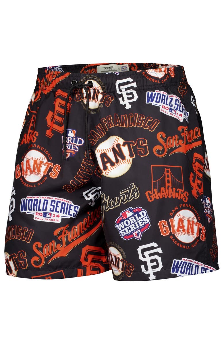 PRO STANDARD Men's Pro Standard Black San Francisco Giants Toss Logo Woven Shorts, Alternate, color, Black