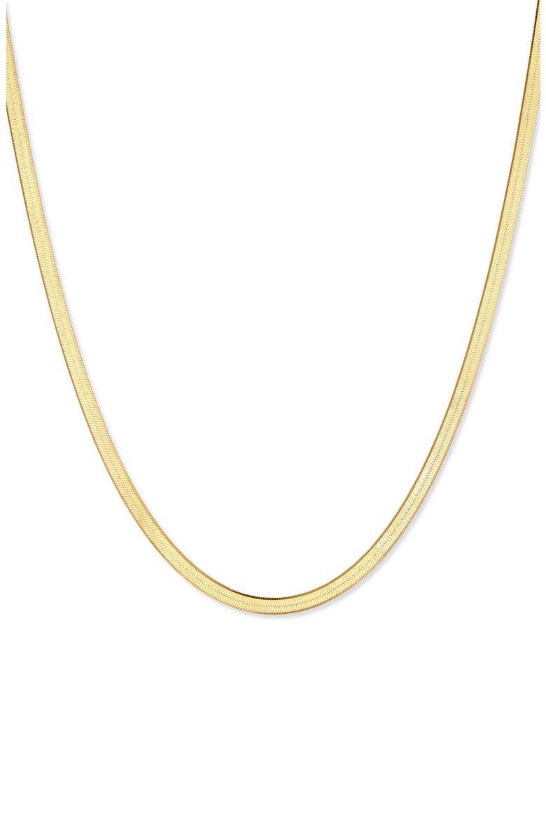 Men's 14K Gold Plated Sterling Silver Chain, Main, color, GOLD