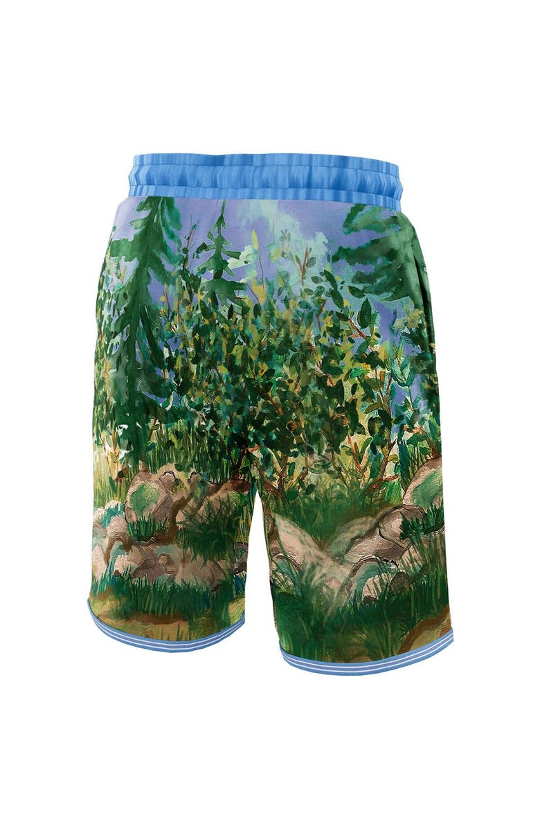 NBA X KIDSUPER Unisex NBA & KidSuper Studios by Fanatics Blue Memphis Grizzlies Hometown Shorts, Alternate, color, Blue