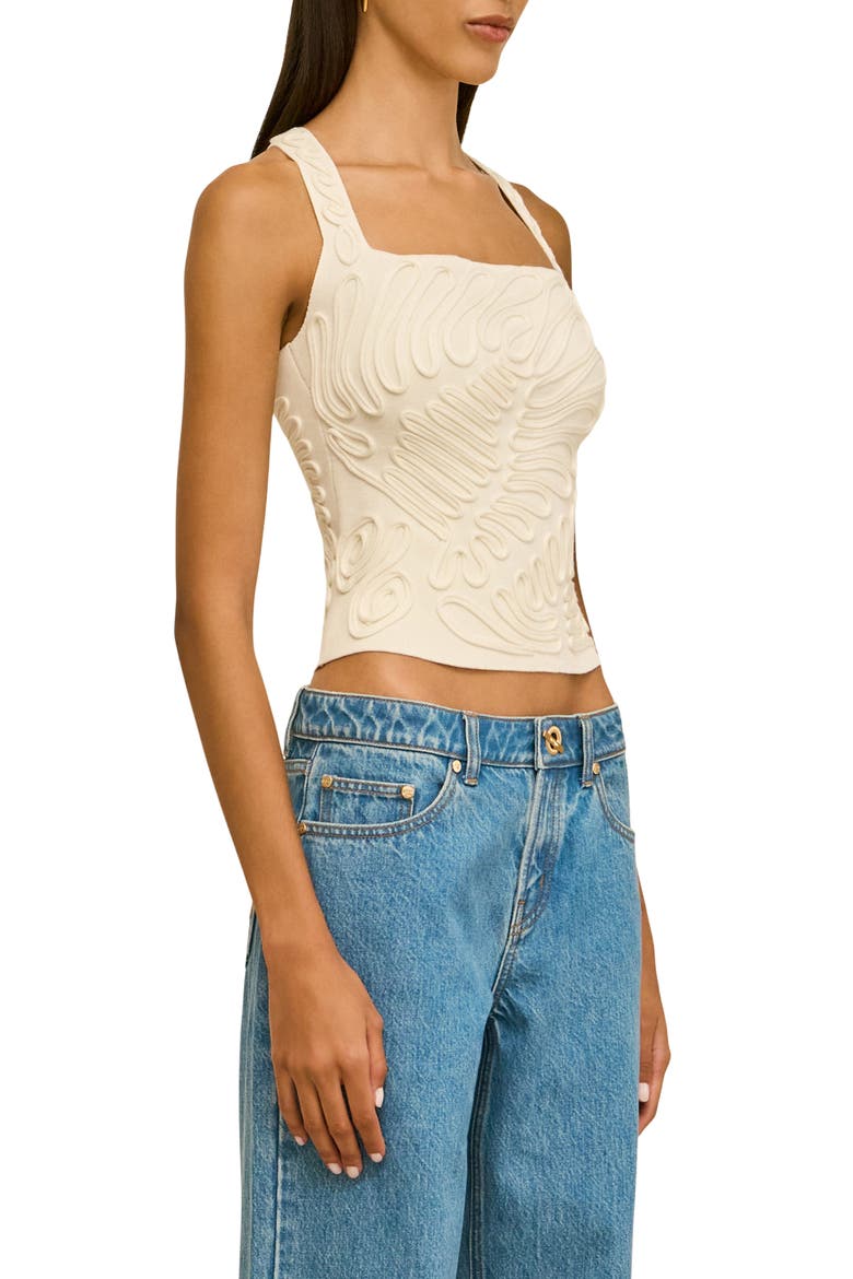 Stella Soutache Tank, Alternate, color, OFF WHITE