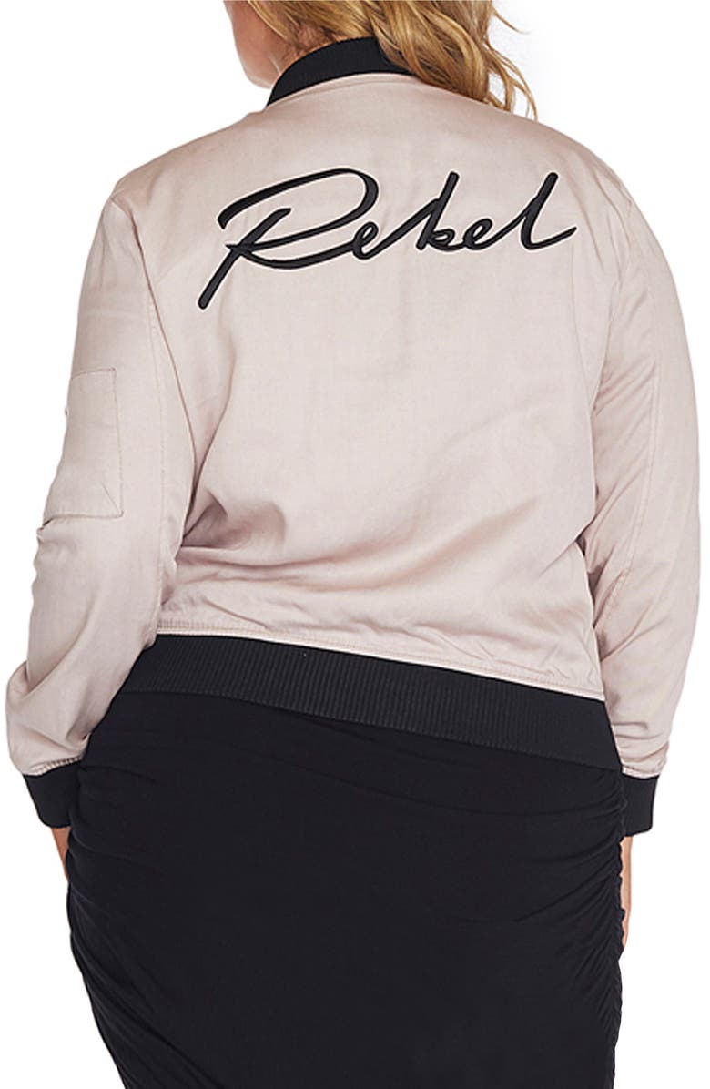 Rebel Wilson X Angels Signature Bomber Jacket, Alternate, color, 