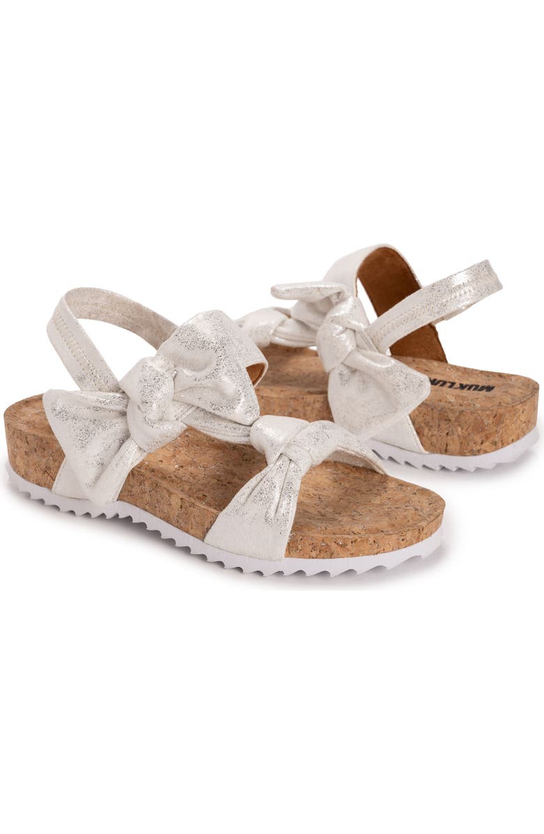 MUK LUKS Pansy Sandal, Alternate, color, Silver