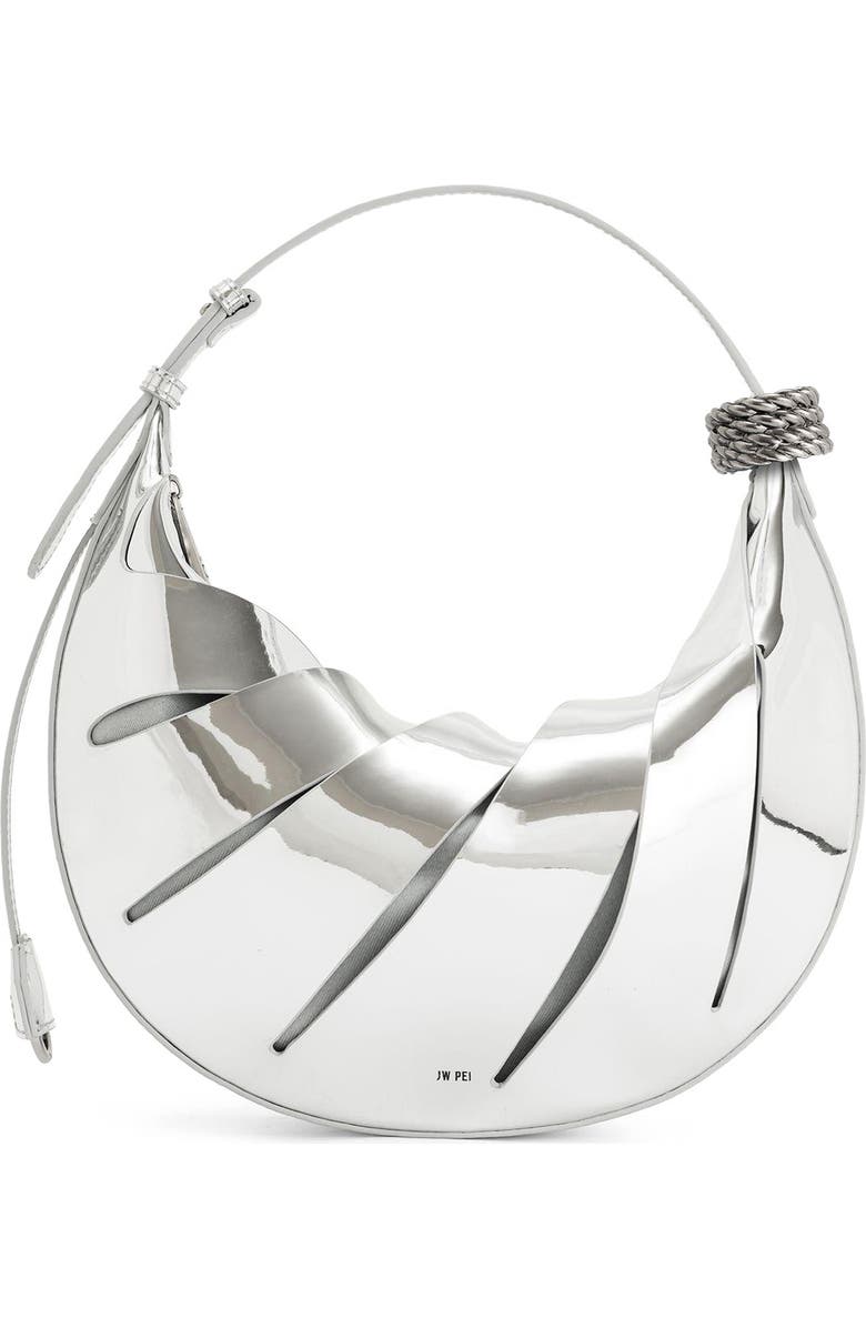 JW PEI Jana Hollow Out Faux Leather Shoulder Bag, Main, color,