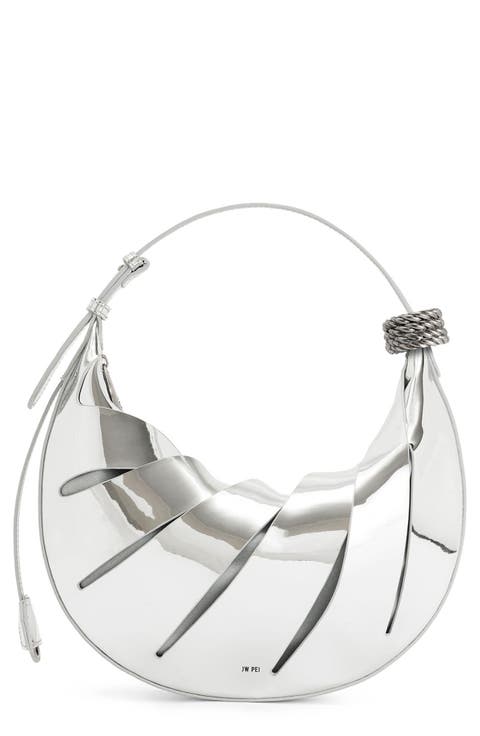 Jana Hollow Out Faux Leather Shoulder Bag