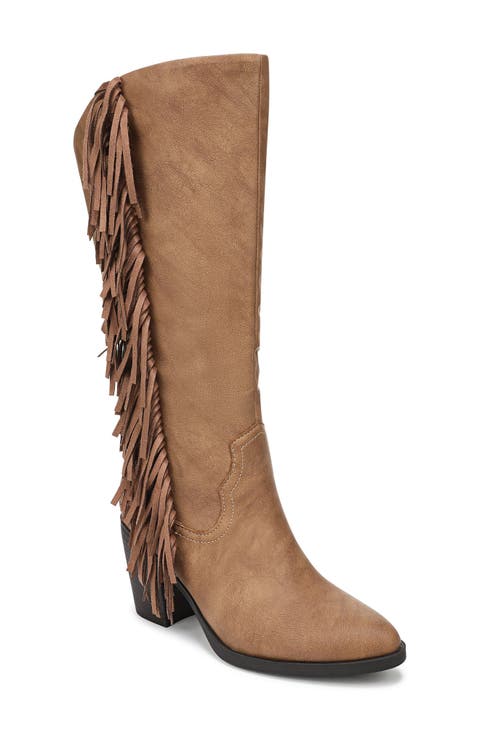 Criss 2 Fringe Knee High Boot (Women)