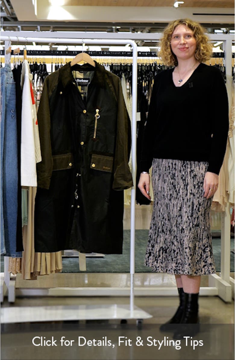 Evette Water Repellent Waxed Car Coat, sales video thumbnail