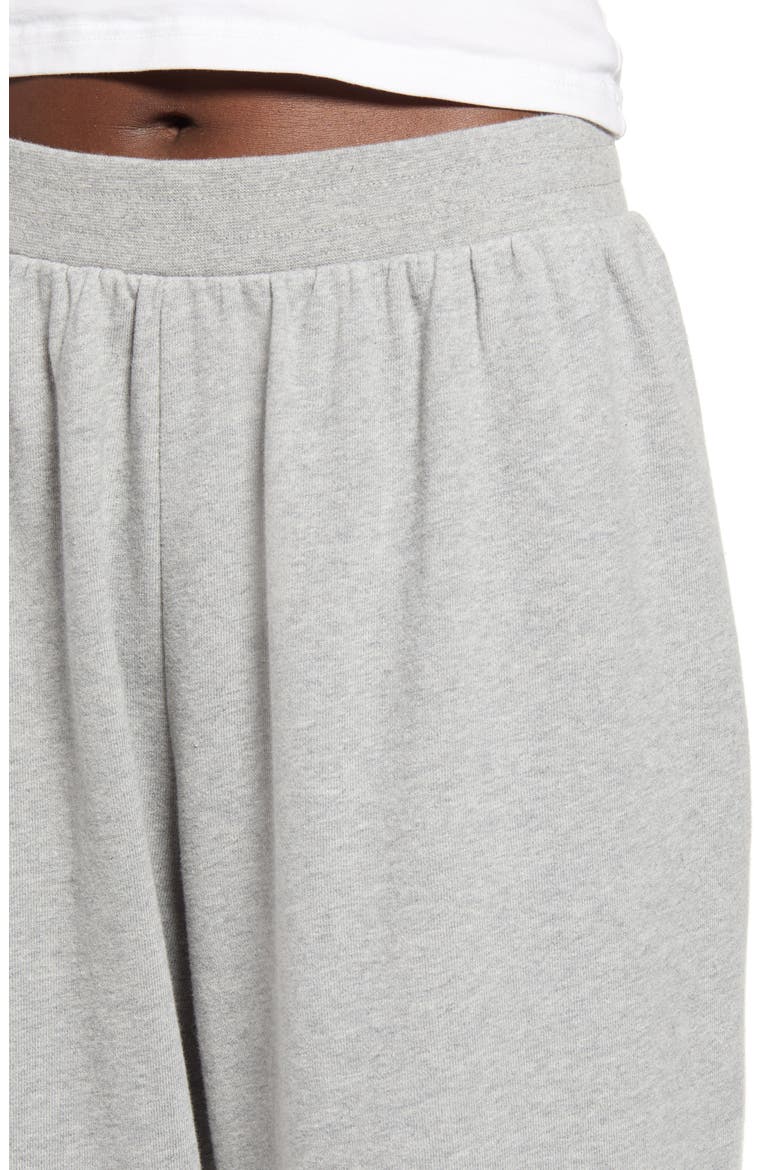Organic Cotton French Terry Joggers, Alternate, color, GREY HEATHER