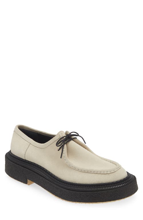 Adieu Wallabe Platform Boat Shoe in Ivory Cream 