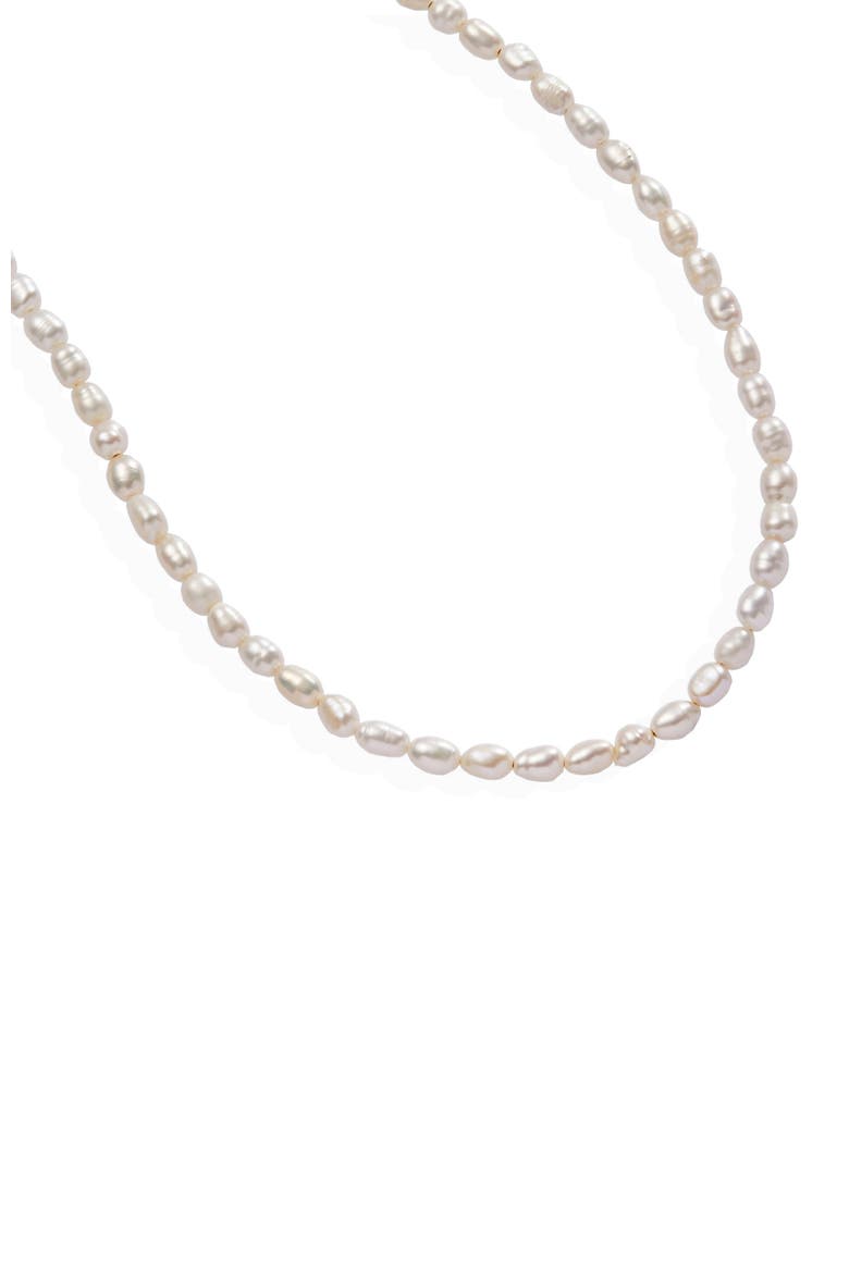 Freshwater Pearl Necklace, Main, color, Pearl