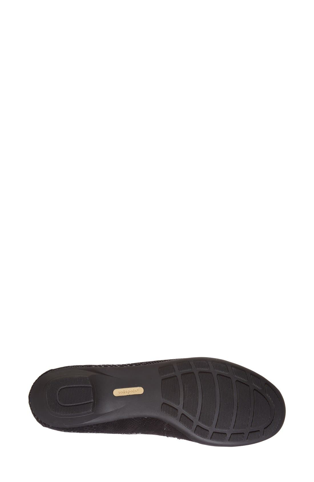 'Peron' Buckle Loafer, Alternate, color, BLACK SUEDE