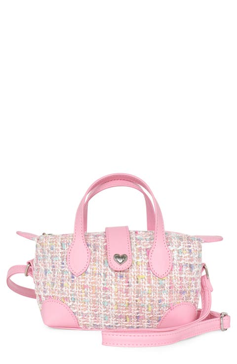 Kids' Mini Tweed Satchel