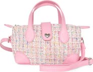 OMG Accessories Kids' Mini Tweed Satchel
