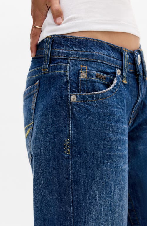 Bdg Urban Outfitters Kayla Low Rider Wide Leg Jeans In Blue