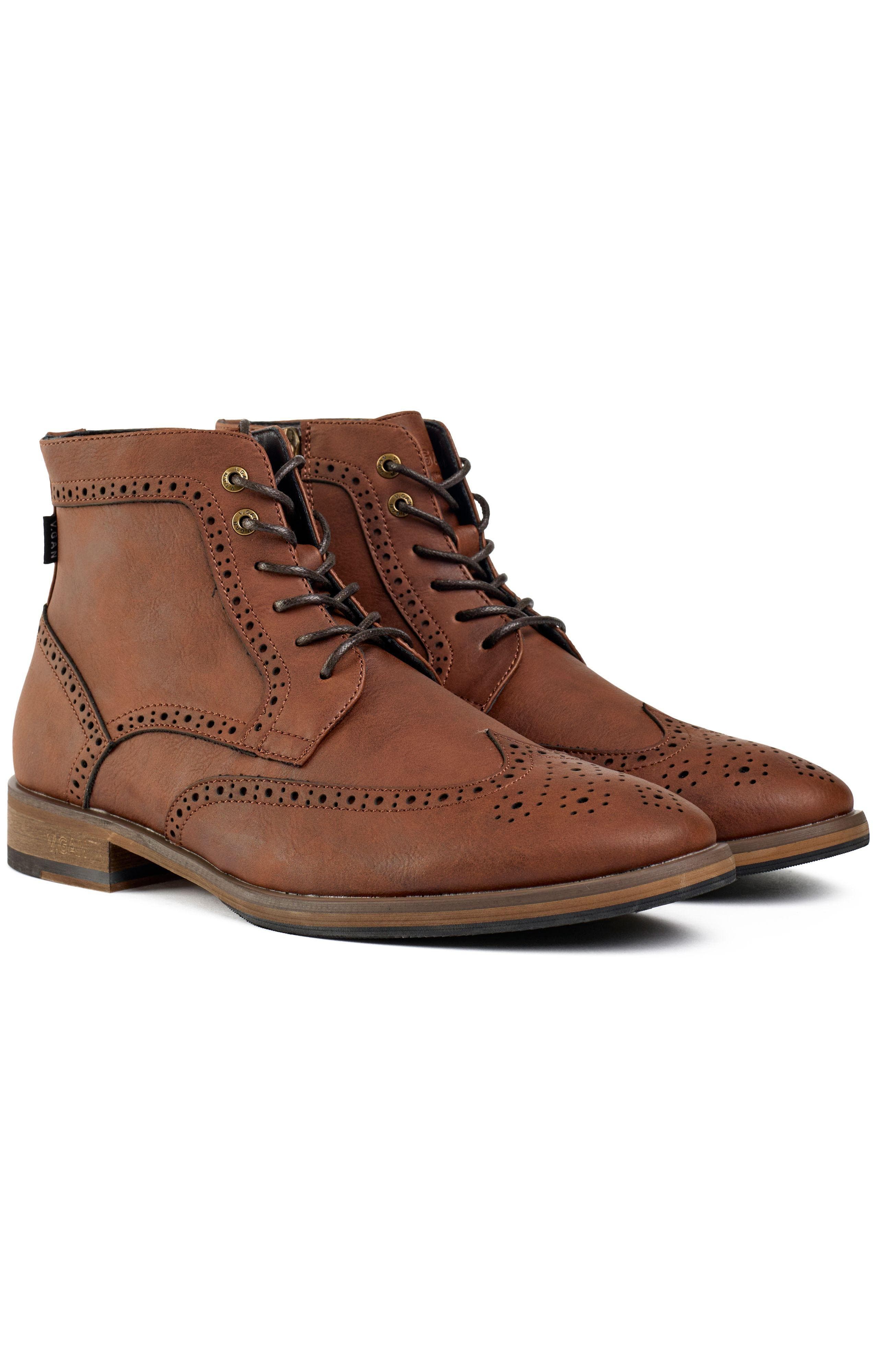 Wheat 2 Brogue Boots - image 4