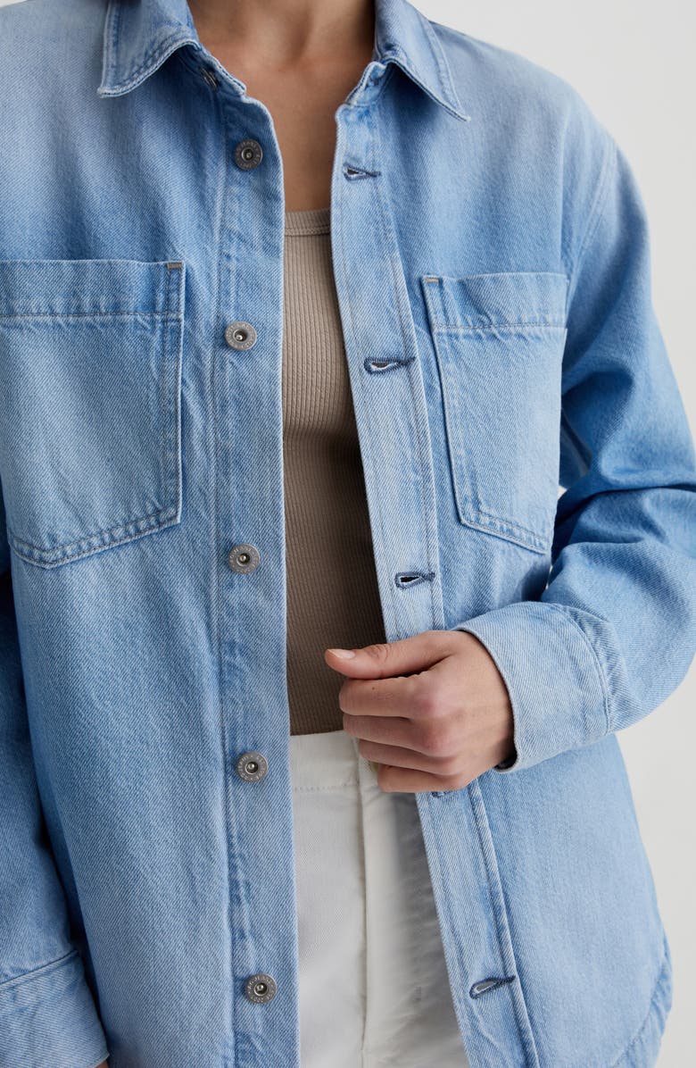 AG Vita Denim Shirt Jacket, Alternate, color, 