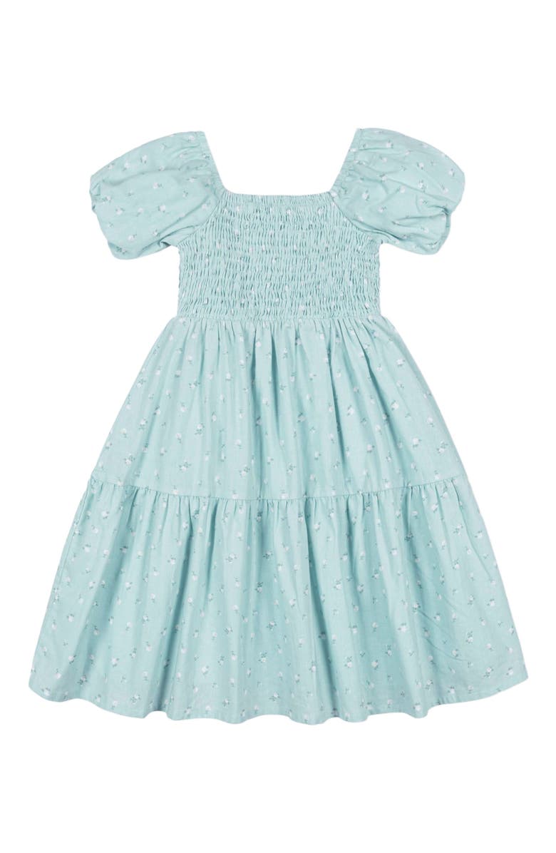 Hope 
Henry Girls
 Smocked Bubble Sleeve Dress, Toddler, Main, color, Tea Room Floral