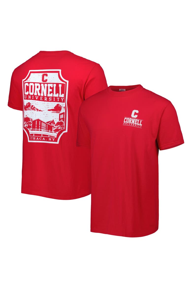 Men's Red Cornell Big Red Logo Campus Icon T-Shirt, Alternate, color, Red
