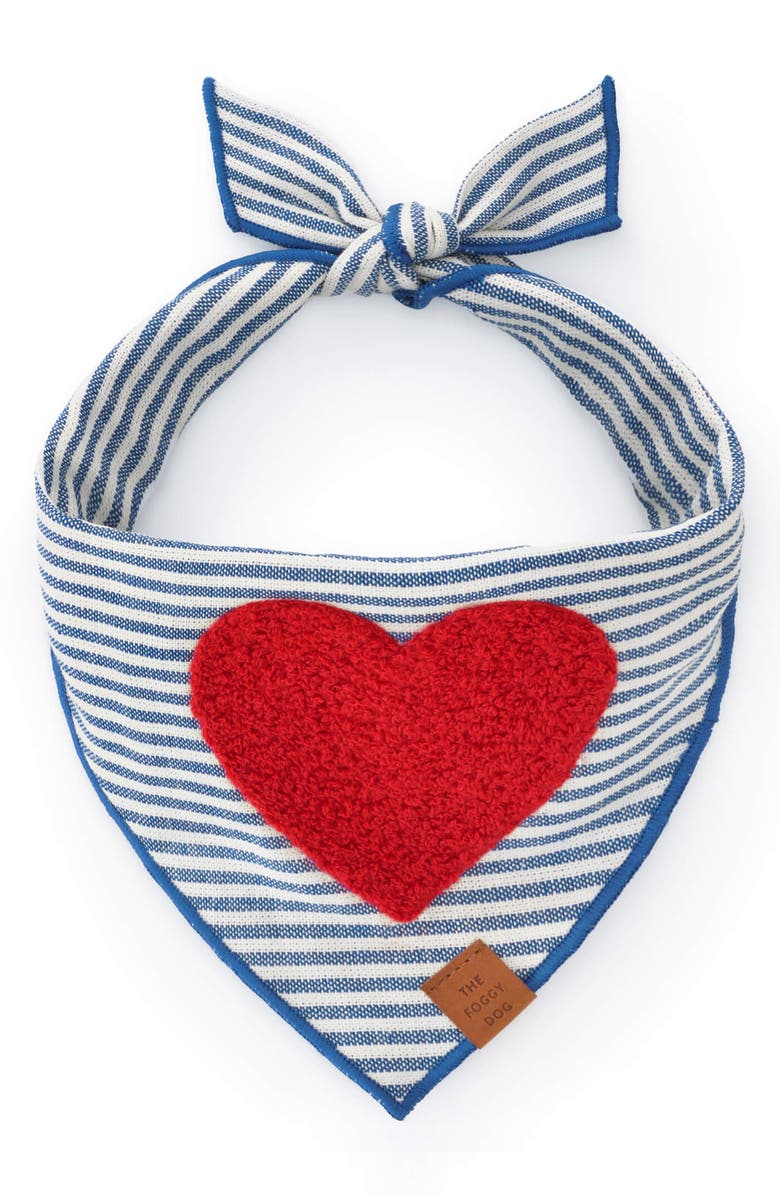 The Foggy Dog Dog Bandana, Main, color, Blue