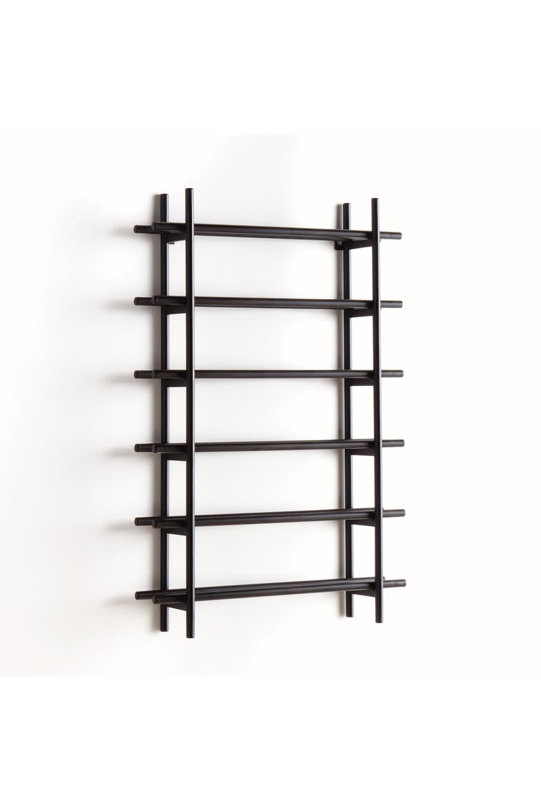 Barossa 6-Bottle Wine Rack - Black Iron - Modern Design, Alternate, color, Black