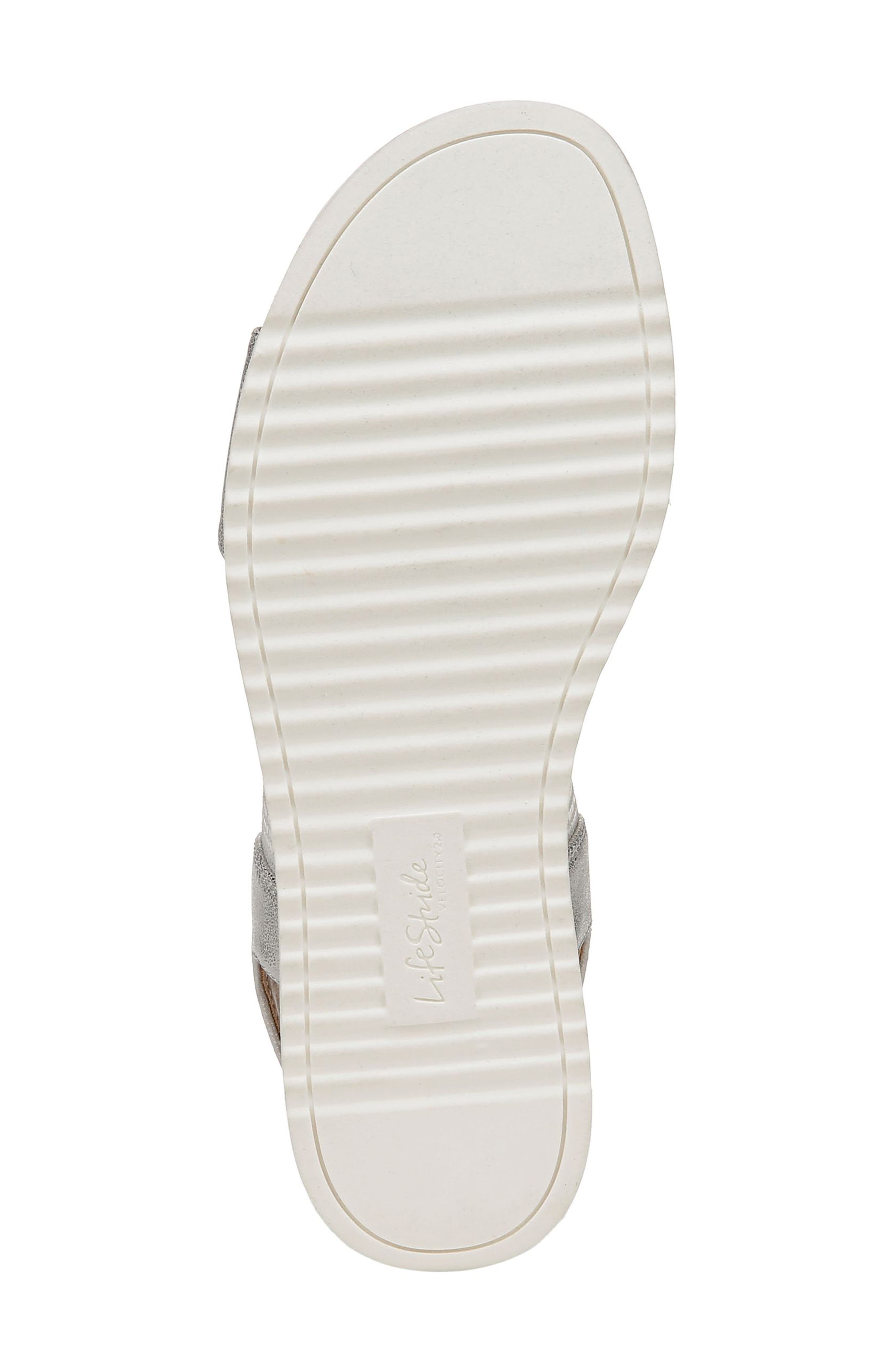 LifeStride SHOES Zing Slingback Sandal, Alternate, color, Silver