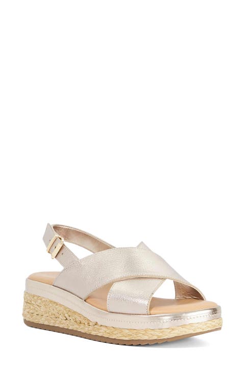 Kiya Slingback Platform Wedge Sandal (Women)