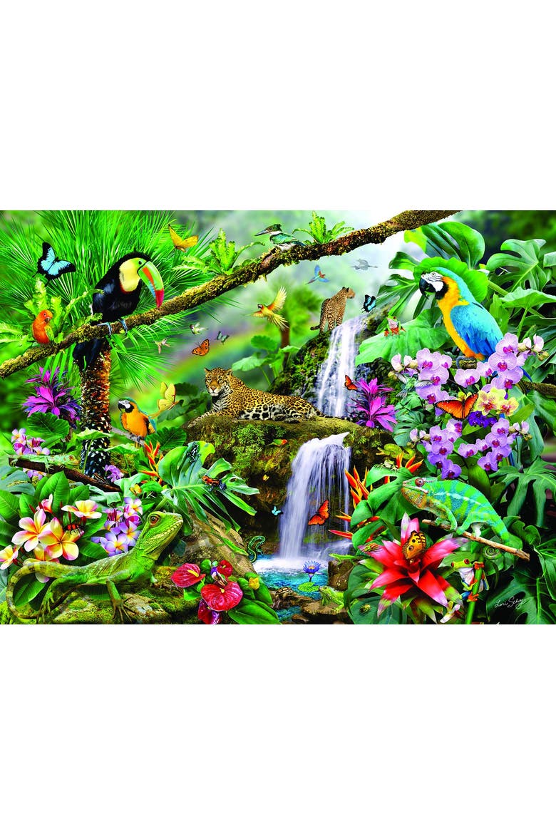 Tropical Holiday 1000 piece Jigsaw Puzzle for Adults, Alternate, color, Multicolor