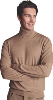 Charles Tyrwhitt Pure Merino Roll Neck Sweater