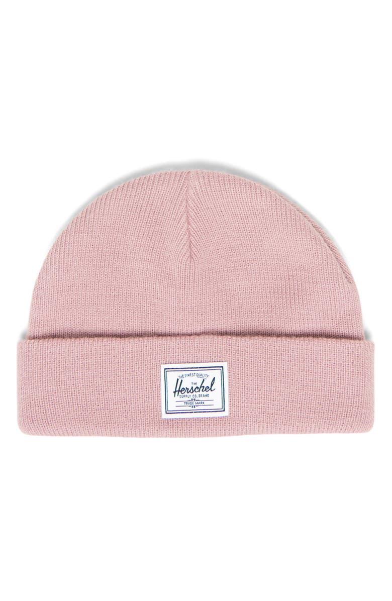 Herschel Supply Co. Elmer Knit Beanie, Main, color, Ash Rose