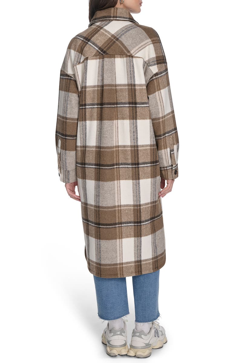 Levi's Longline Shacket, Alternate, color, Brown Multi