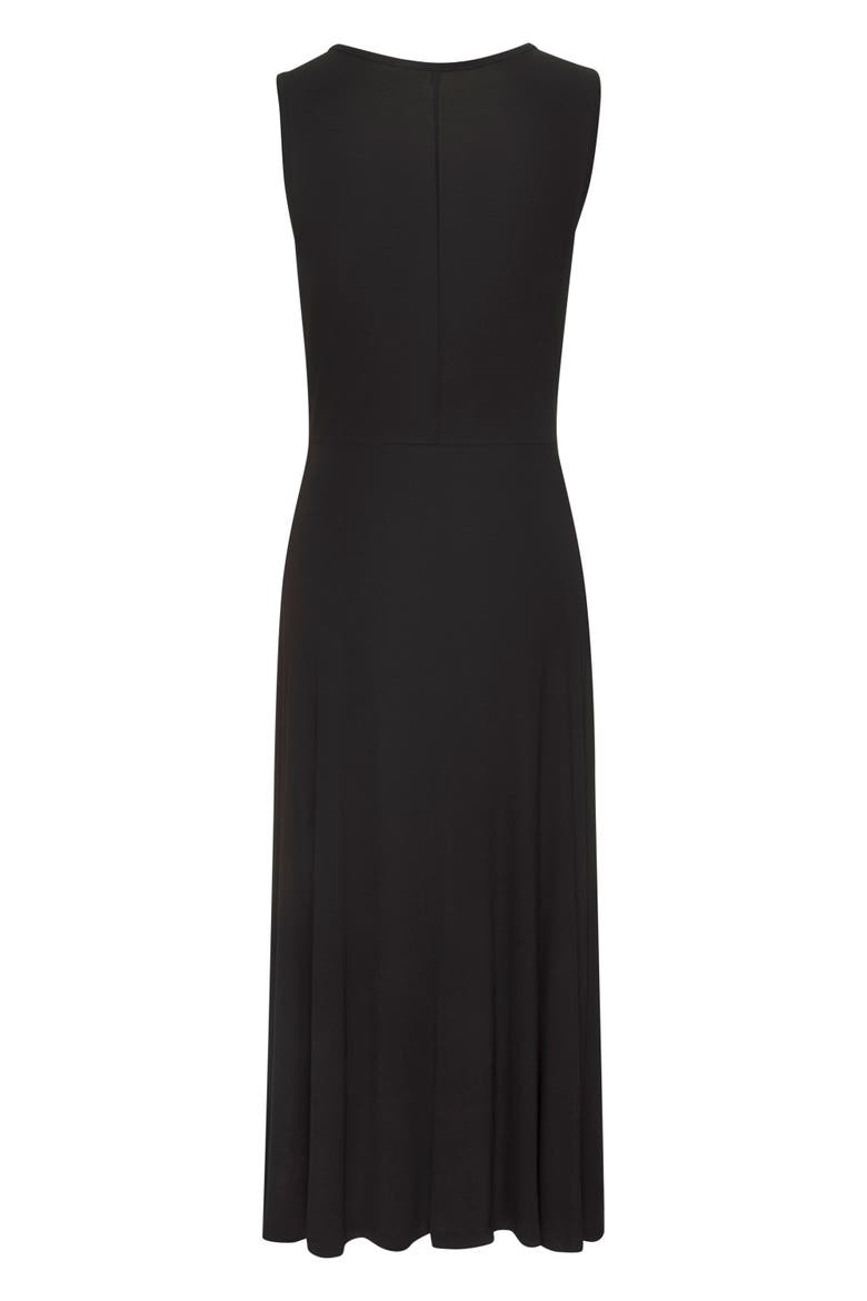 Keyhole Detail Maxi Dress, Alternate, color, Black