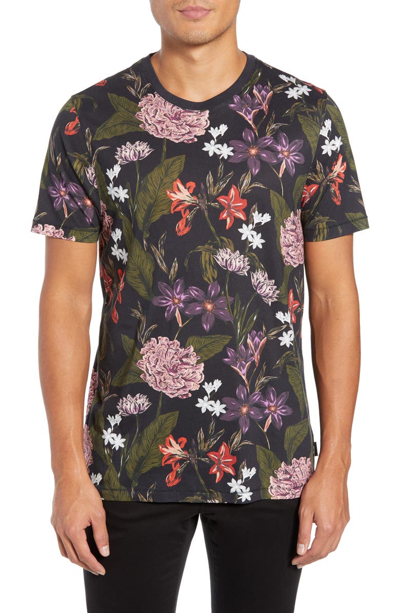 Ted Baker London Glee Slim Fit Print T-Shirt, Main, color,