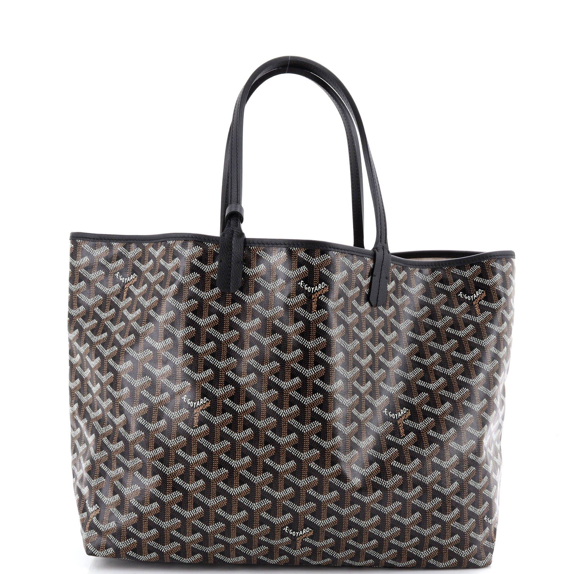 Saint Louis Tote Coated Canvas PM, Alternate, color, Black
