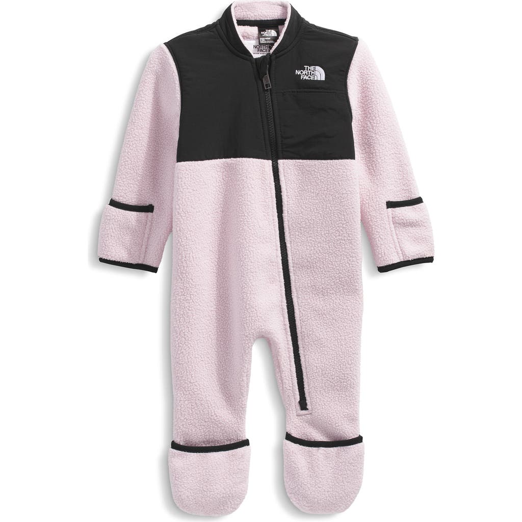 The North Face Denali Fleece Romper, Mittens & Booties Set In Multi