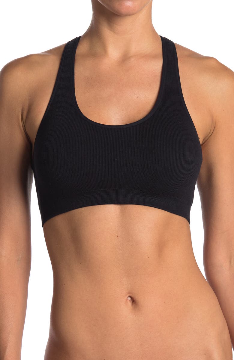 Abound Seamless Rib Knit Racerback Bralette, Main, color, 