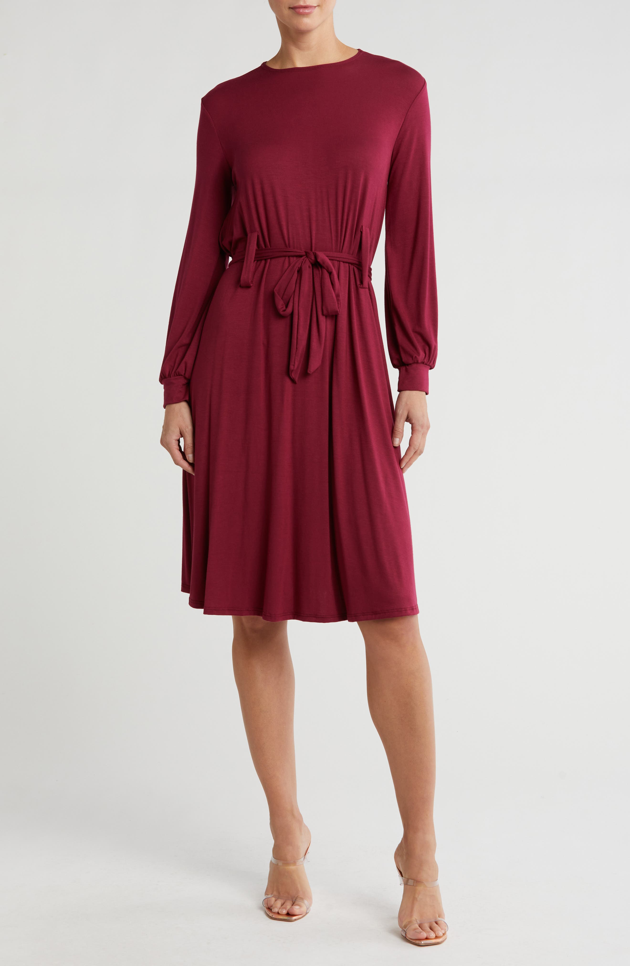 Long Sleeve A-Line Dress - image 3