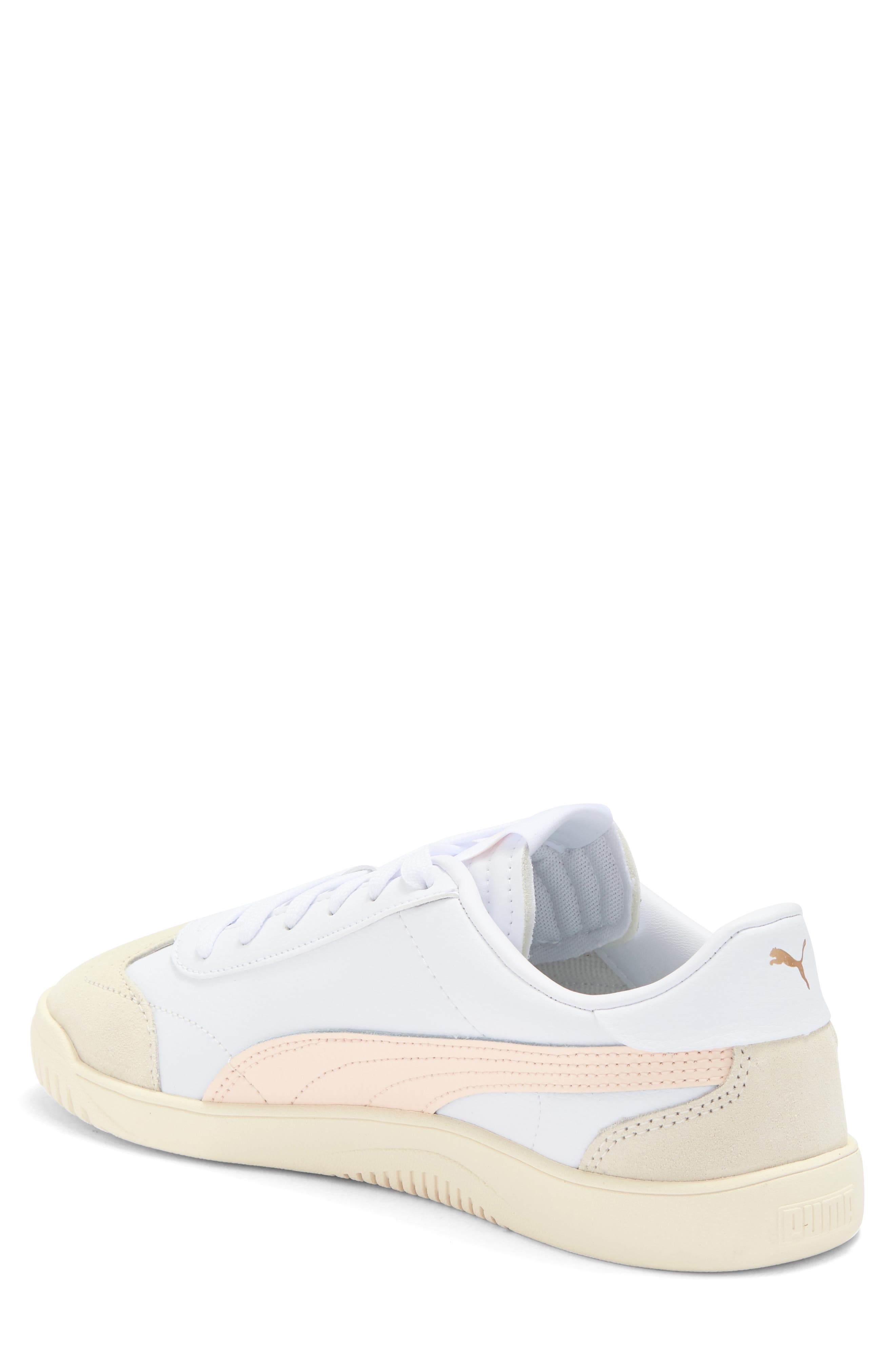 PUMA Club 5V5 Sneaker, Alternate, color, Puma White-Rosebay-Puma Gold