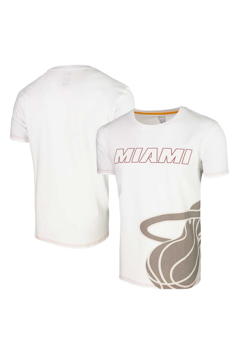 Unisex Stadium Essentials White Miami Heat Scoreboard T-Shirt, Main, color, White